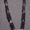 Large Swarovski Crystal Bead with Wrapped Chain