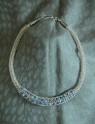 Viking Knit Choker Style Necklace with Swarovski Crystals