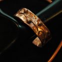 Copper Bracelet with Copper Bead Embellishments